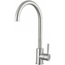 SC165Q1 Adexa Kitchen Sink Mixer Tap single lever Stainless steel 35mm cartridge With 40cm SS304 inlet hoses SC165Q1